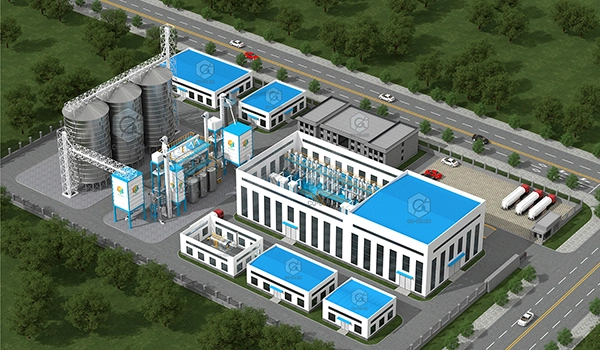 50ton_per_batch_parboiling_rice_mill_machine_3D_design